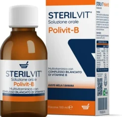 Sterilvit Polivit-b Soluzione Orale Gusto Mela Banana 100 ml