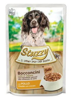 Stuzzy Bocconcini Jelly Con Pollo Per Cani Adulti Bustina 100g