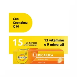 Supradyn Ricarica Integratore Multivitaminico Completo e Minerali 15 Compresse Effervescenti