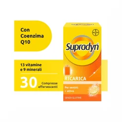Supradyn Ricarica Integratore Multivitaminico Completo e Minerali 30 Compresse Effervescenti