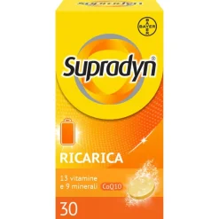 Supradyn Ricarica Integratore Multivitaminico Completo e Minerali 30 Compresse Effervescenti