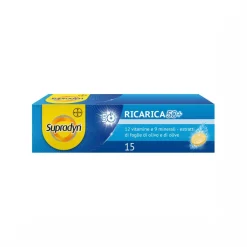 Supradyn Ricarica 50+ Integratore Vitamine e Minerali con Antiossidanti 15 Compresse Effervescenti