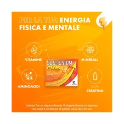 Sustenium Plus 22 Bustine - Integratore Energetico Potente