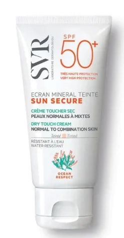 SVR Sun Secure Ecran Mineral Teinté Crema Viso Pelle Normale Mista 50ml