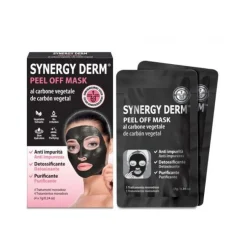 Synergy Derm Maschera Nera Carbone Vegetale 4 Trattamenti