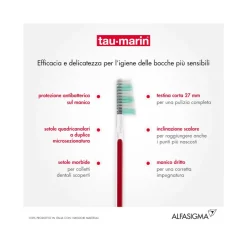 Taumarin Spazzolino Sensitive Gengive Antibatterico 1 Pezzo