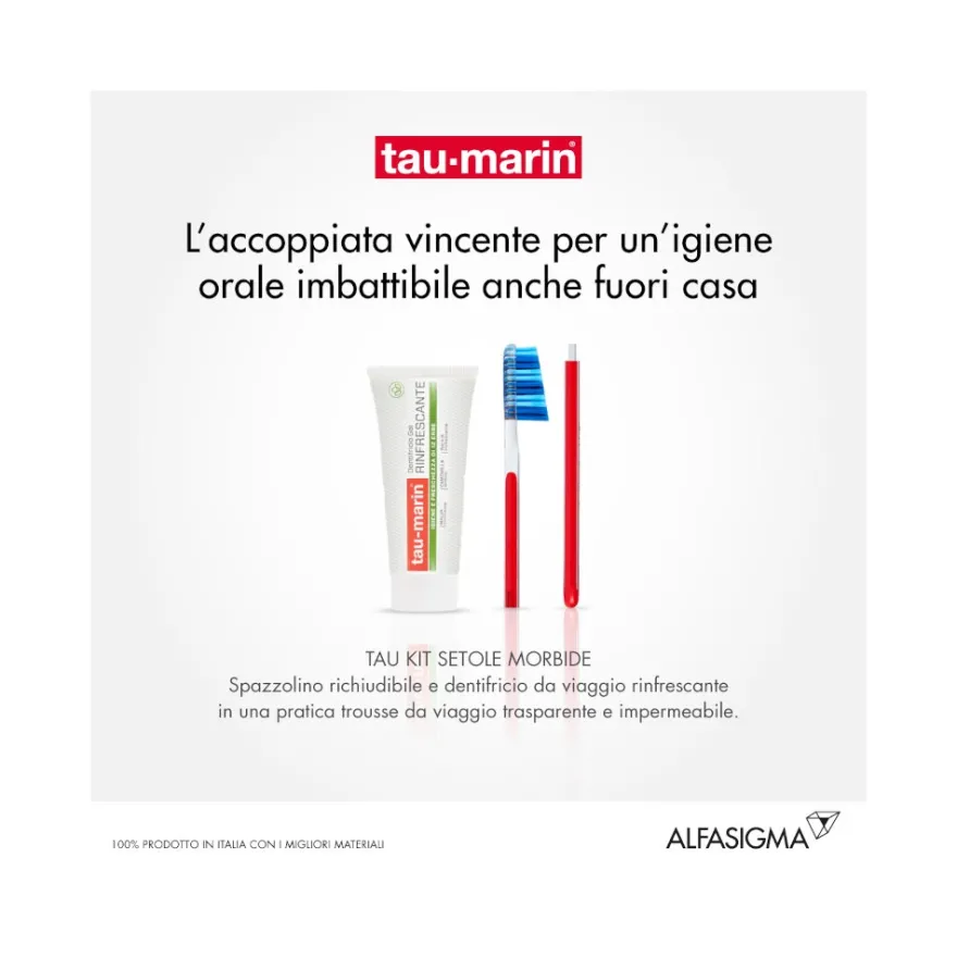 Taumarin Tau-Kit Spazzolino Morbido + Dentifricio
