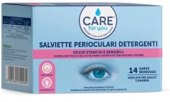 Tavola Salviette Perioculari Detergenti Care For You 14 Garze Monouso