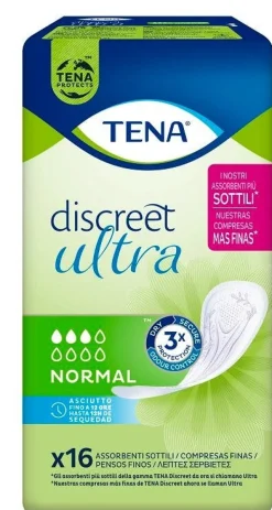 TENA Discreet Ultra Normal Assorbenti Per Incontinenza 16 Pezzi