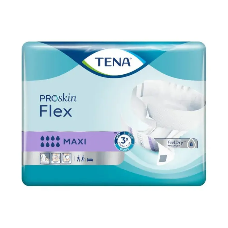 Tena Flex Maxi Pannolone A Cintura Large 22 Pezzi