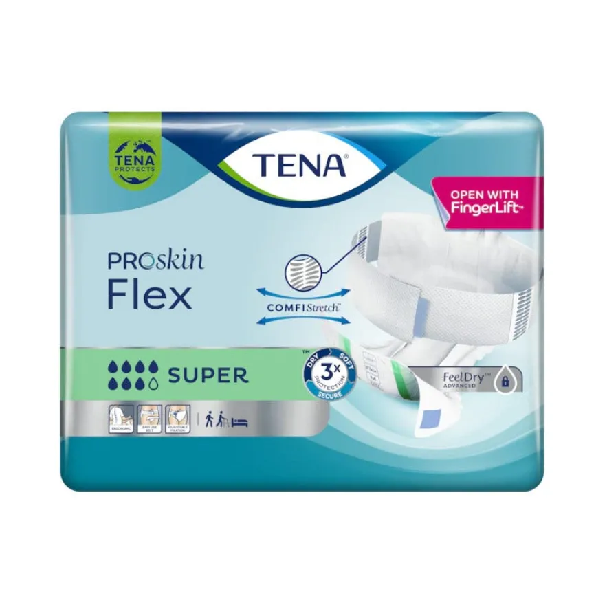 Tena Flex Super Pannolone Per Incontinenza A Cintura Small 30 Pezzi