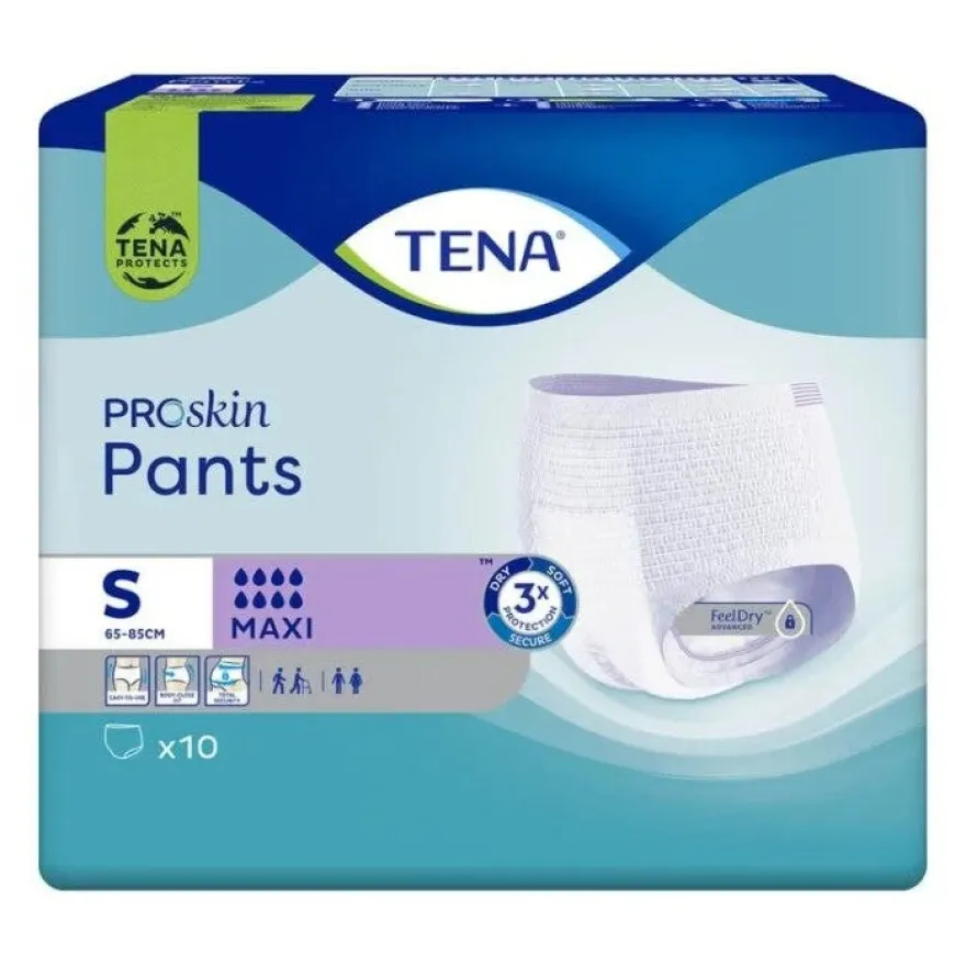 Tena Pants Pannolone A Mutandina Maxi Taglia Small 10 Pezzi