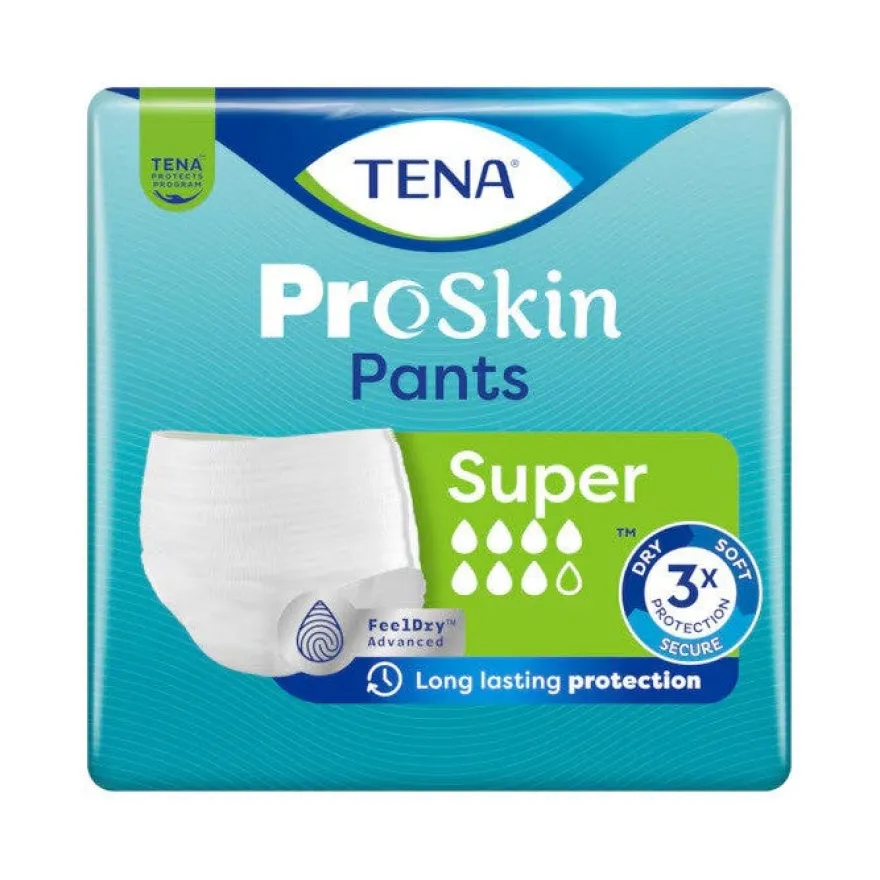 Tena Pants Super Pannoloni Mutandine Assorbenti Taglia XL 12 Pezzi