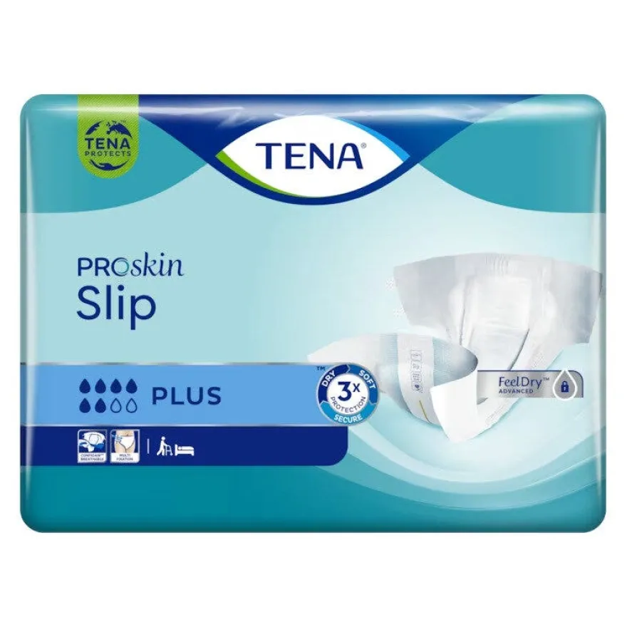 TENA Slip Plus Pannolino A Mutandina Per Incontinenza Taglia XS 30 Pezzi