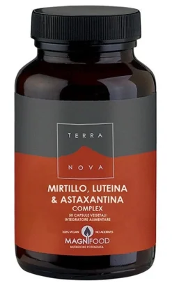 Terranova Mirtillo Luteina E Astaxantina Complex 50 Capsule