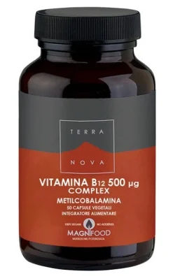 Terranova Vitamina B12 Metilcobalamina Complex 50 Capsule