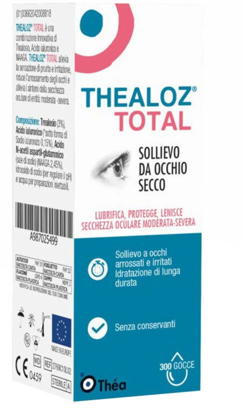 Thealoz Total Sollievo Da Occhio Secco 10ml