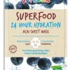 7th Heaven Superfood Maschera Viso Tessuto Bambu Con Acai