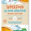 7th Heaven Superfood Maschera Viso Tessuto Bambu Con Curcuma