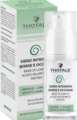 Thotale Siero Intensivo Borse e Occhiaie Bava di Lumaca 30 ml