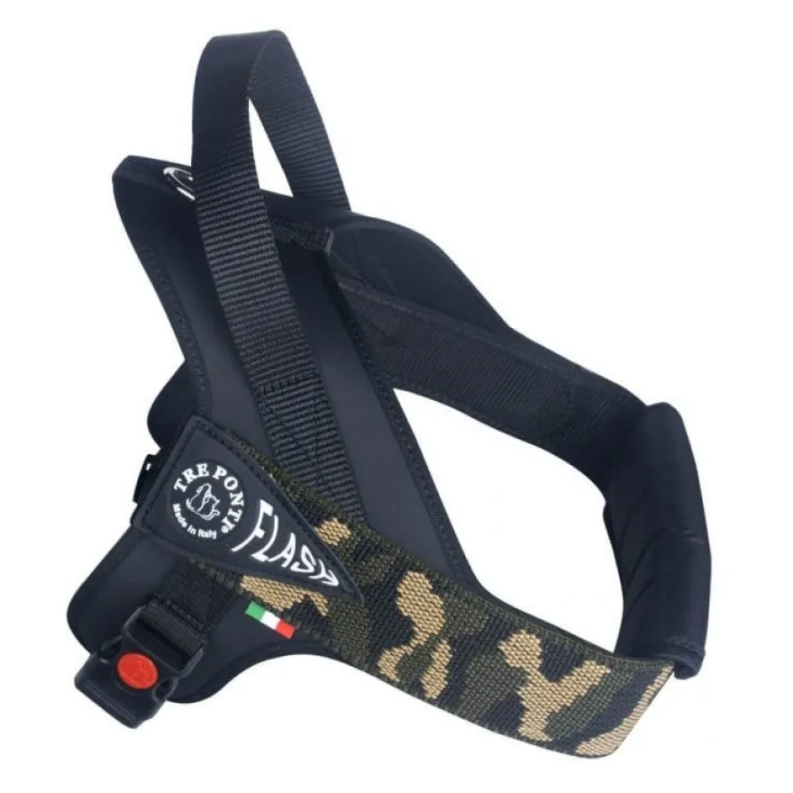Tre Ponti Pettorina Mimetica Flash Per Cani 10/20kg Taglia M