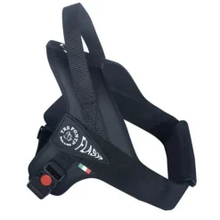 Tre Ponti Pettorina Nero Rifrangente Flash Per Cani 40/60kg Taglia XXL