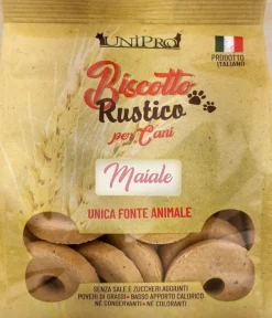 Unipro Biscotto Rustico Maiale Alimento Complementare Per Cani 300g