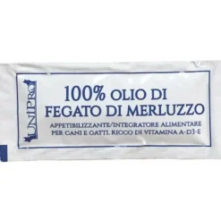 Unipro 100% Olio Di Merluzzo Per Cani/Gatti 10ml
