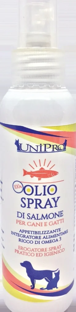 Unipro 100% Olio Di Salmone Per Cani/Gatti 125ml