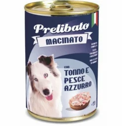Unipro Prelibato Macinato per Cani Adulti con Tonno e Pesce azzurro 400g