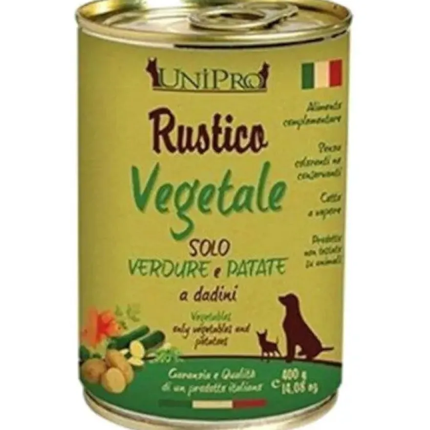 Unipro Rustico Cibo Umido Vegetale Per Cani Barattolo 400g