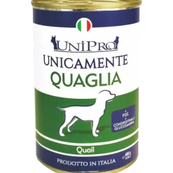Unipro Unicamente Quaglia Cibo Umido Cani Adulti Barattolo 400g