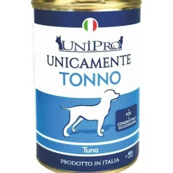 Unipro Unicamente Tonno Cibo Umido Cani Adulti Barattolo 400g