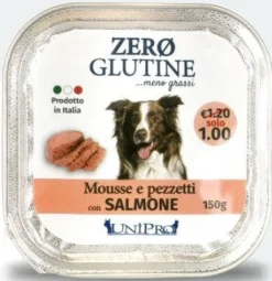 Unipro Zero Glutine Cane Con Salmone 150g