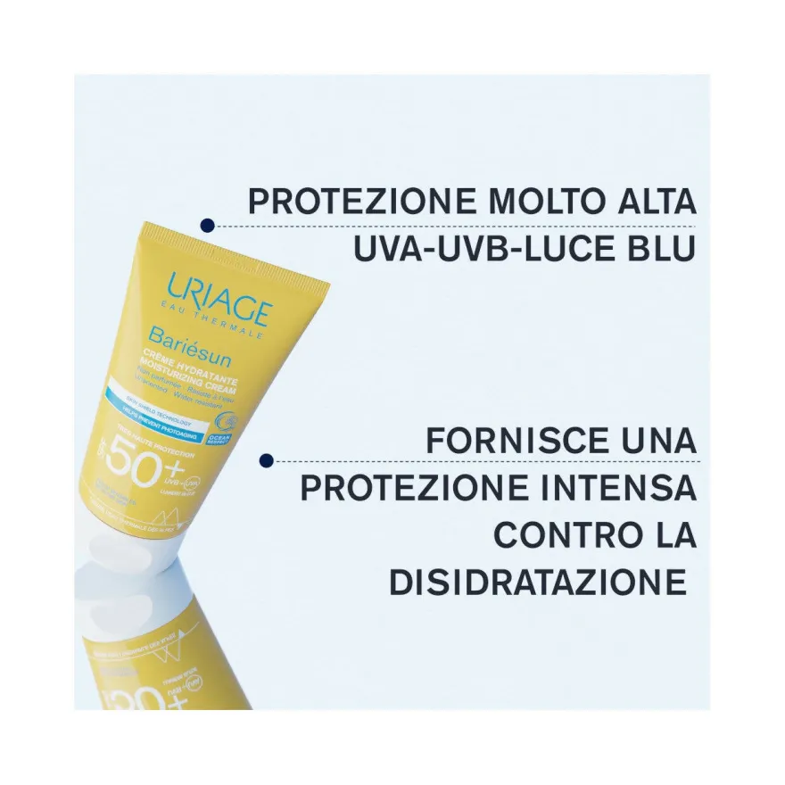 Uriage Bariesun Crema Idratante Viso 50ml SPF50+