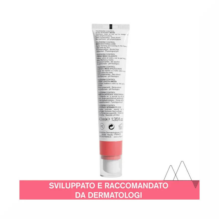 Uriage Toléderm Control Crema Ricca 40ml