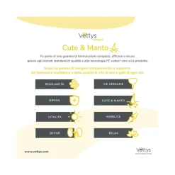 Vettys Integra Cute&Manto Per Cani 30 Compresse