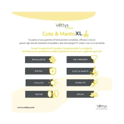 Vettys Integra Cute&Manto Per Cani Taglia XL 30 Compresse