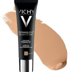 Vichy Dermablend 3D Fondotinta Coprente Per Pelle Grassa Con Imperfezioni Tonalità 55 30ml