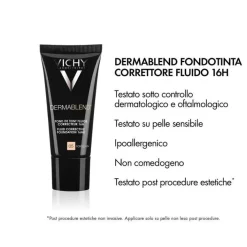Vichy Dermablend Fondotinta Fluido Coprente Tonalità 25 30ml SPF35