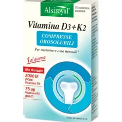 Vitamina D3 + K2 30 Compresse Orosolubili