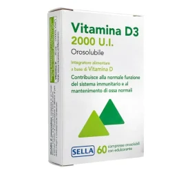 Vitamina D3 2000Ui Orosolubile 60 Compresse