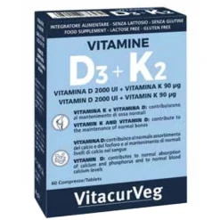 Vitamine D3+K2 60 Compresse