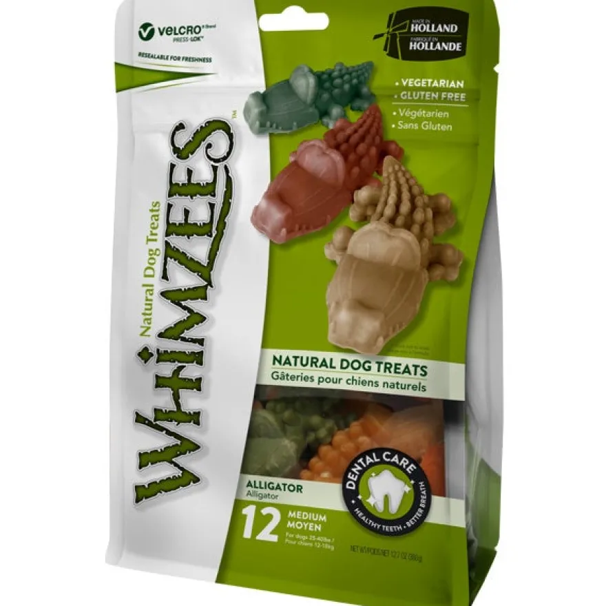 Whimzees Busta Alligatore Taglia M 12 Pezzi
