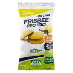 Why Nature Frisbee Biscotti Proteici Gusto Vaniglia 36g